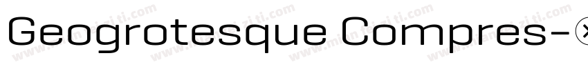Geogrotesque Compres字体转换